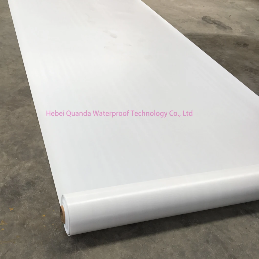 Roofing PVC Polyvinyl Chloride Waterproofing Membrane Sheet Polyester Reinforced